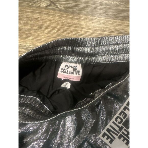Women's Metallic Shorts - Future Collective with Alani Noelle. Size XS. NWT. U - Picture 4 of 6